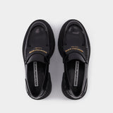 Mocassins Carter Platform 75 en Cuir Noir