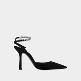 Sandales Delphine 105 - Alexander Wang - Viscose - Noir