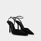 Sandales Delphine 105 - Alexander Wang - Viscose - Noir