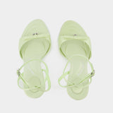 Sandales Dahlia 105 Bow - Alexander Wang - Satin - Butterfly