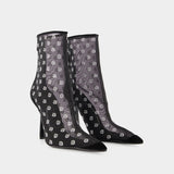 Bottes Delphine 105 - Alexander Wang - Mesh - Noir