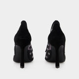 Sandales Delphine 105 - Alexander Wang - Mesh - Noir