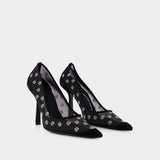 Sandales Delphine 105 - Alexander Wang - Mesh - Noir