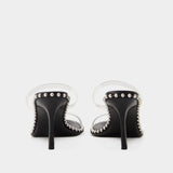 Sandales À Talons Nova 85 - Alexander Wang - Cuir - Noir