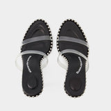 Sandales À Talons Nova 85 - Alexander Wang - Cuir - Noir