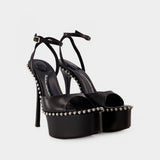Sandales Nova 145 - Alexander Wang - Cuir - Noir