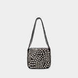 Sac Hobo Spike Small - Alexander Wang - Cuir - Noir