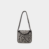 Sac Hobo Spike Small - Alexander Wang - Cuir - Noir
