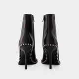 Bottines à Talons Nova 105 - Alexander Wang - Cuir - Noir