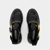 Bottines Carter Lug - Alexander Wang - Cuir - Noir