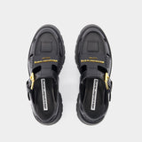 Sandales Carter Cage - Alexander Wang - Cuir - Noir