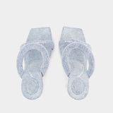 Escarpins Julie Tubular - Alexander Wang - Cuir - Bleu