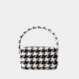 Sac Hobo Nico - Anine Bing - Coton - Noir/Blanc