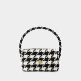 Sac Hobo Nico - Anine Bing - Coton - Noir/Blanc