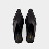 Mules Tania - Anine Bing - Cuir - Noir
