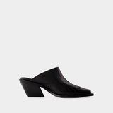 Mules Tania - Anine Bing - Cuir - Noir