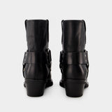 Bottines Mid Ryder - Anine Bing - Cuir - Noir