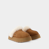 Mules Disco Cross - Ugg - Cuir - Chestnut