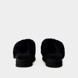 Mules W Disquette - UGG - Cuir - Noir