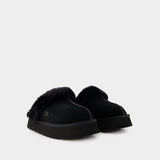 Mules W Disquette - UGG - Cuir - Noir