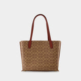 Tote Bag Willow 24 - Coach - Cuir - Noir