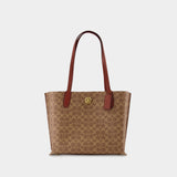 Tote Bag Willow 24 - Coach - Cuir - Noir