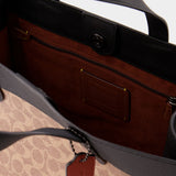 Sac Signature Field Tote 40 en Toile Enduite Beige