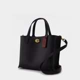 Sac Willow 24 - Coach - Cuir - Noir