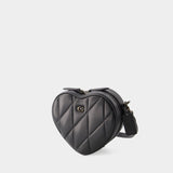 Sac À Bandoulière Heart - Coach - Cuir - Noir