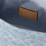 Sac à Bandoulière Soft Tabby - Coach - Toile - Bleu