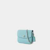 Sac à bandoulière Cassie 19  - Coach - Cuir - Bleu