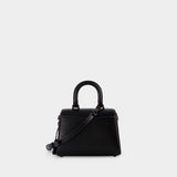 Sac Sammy Top Handle 21 - Coach - Cuir - Noir
