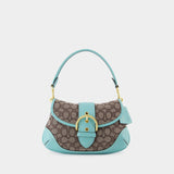 Sac Hobo Soho - Coach - Cuir - Bleu