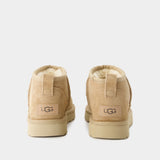 Bottines W Classic Ultra Mini - UGG - Cuir - Beige