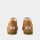 Bottines Classic Ultra Mini - Ugg - Cuir - Chestnut