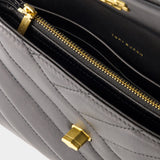 Wallet On Chain Kira Chevron - Tory Burch - Cuir - Noir
