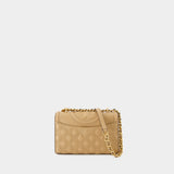 Sac à bandoulière Fleming Small - Tory Burch - Cuir - Desert Dune