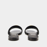 Sandales Eleanor - Tory Burch - Cuir - Noir