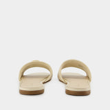 Sandales Eleanor - Tory Burch - Cuir - New Cream
