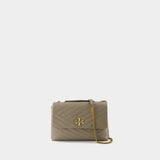 Sac Kira Chevron  - Tory Burch - Cuir - Gris