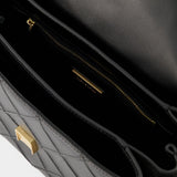 Sac Hobo Fleming Soft - Tory Burch - Cuir - Noir