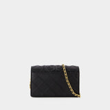 Sac à bandoulière Fleming Soft Chain - Tory Burch - Cuir - Noir