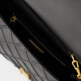 Sac À Main Fleming Soft Clutch - Tory Burch - Cuir - Noir