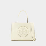 Sac À Main Ella Bio Small Tote - Tory Burch - Synthétique - Blanc