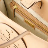 Cabas Ella Small - Tory Burch - Synthétique - Beige