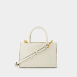 Cabas Mini Ella Bio - Tory Burch - Cuir Synthétique - Blanc