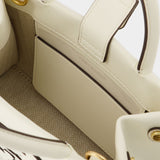Cabas Mini Ella Bio - Tory Burch - Cuir Synthétique - Blanc