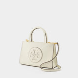 Cabas Mini Ella Bio - Tory Burch - Cuir Synthétique - Blanc