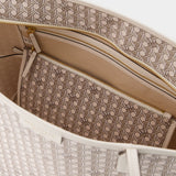 Cabas Small Zip - Tory Burch - Toile - Gris