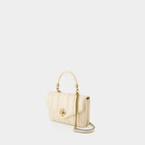 Sac à bandoulière Kira - Tory Burch - Cuir - Beige